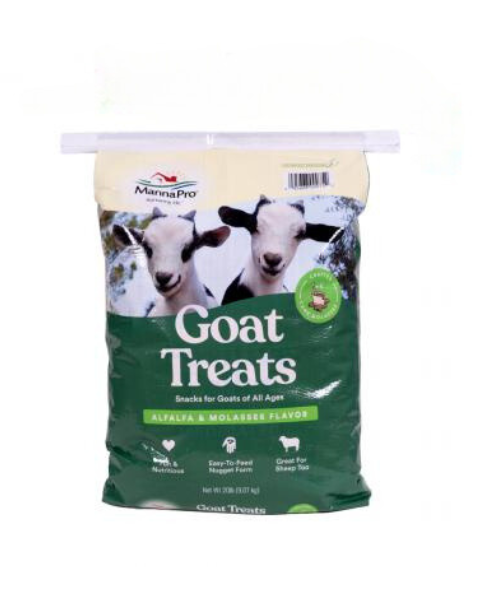 Manna Pro Goat Treats Alfalfa & Molasses Flavor 20 Pounds