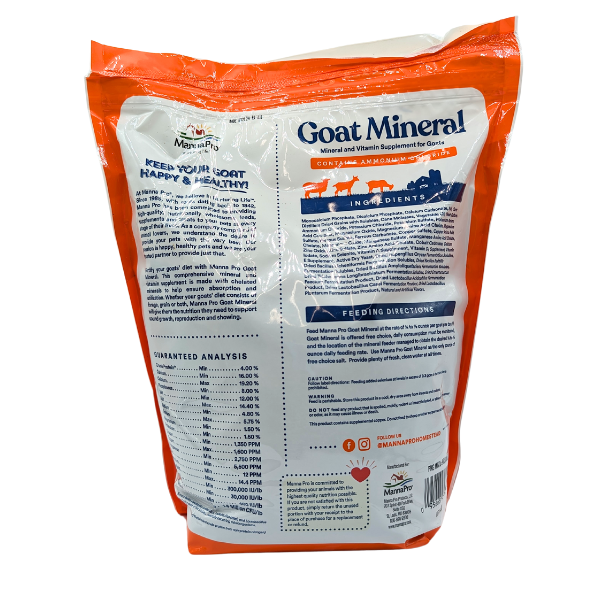 Manna Pro Loose Goat Mineral 8 Pound