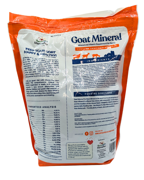 Manna Pro Loose Goat Mineral 8 Pound