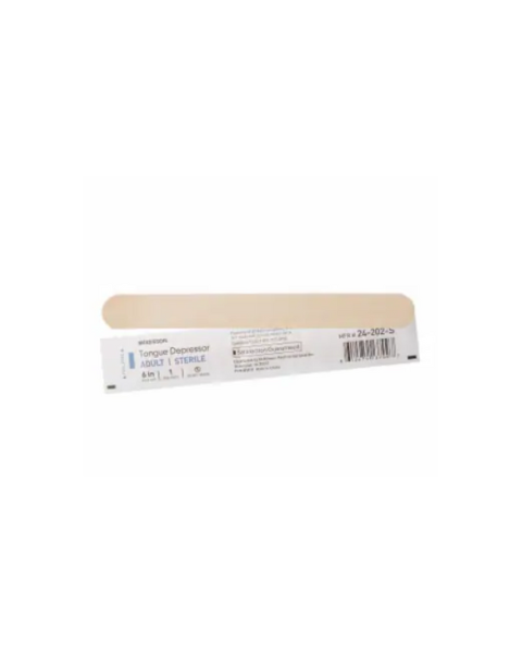 McKesson Sterile Wood Individually Wrapped Tongue Depressors 10 pack