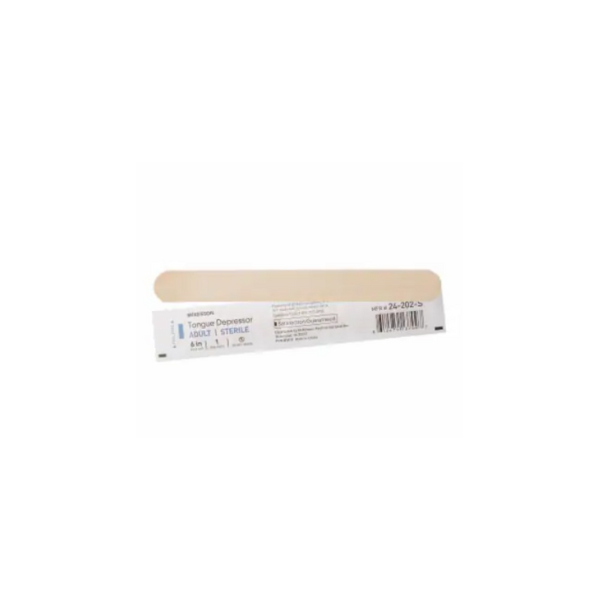 McKesson Sterile Wood Individually Wrapped Tongue Depressors 10 pack