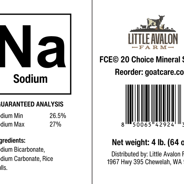 Sodium for the Mineral Buffet - BaB