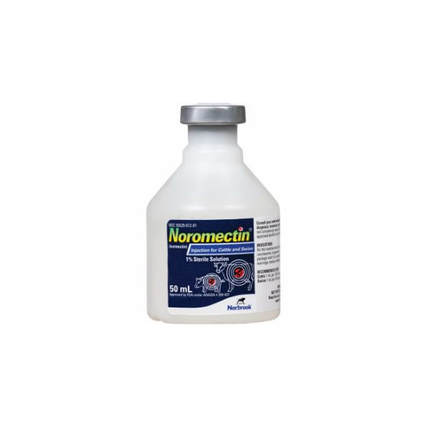 Noromectin® (Ivermectin) Injection 1% Solution 50 mL bottle