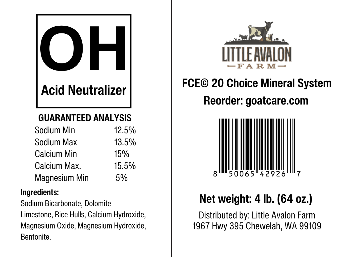 Acid Neutralizer (OH) for the Mineral Buffet - BaB