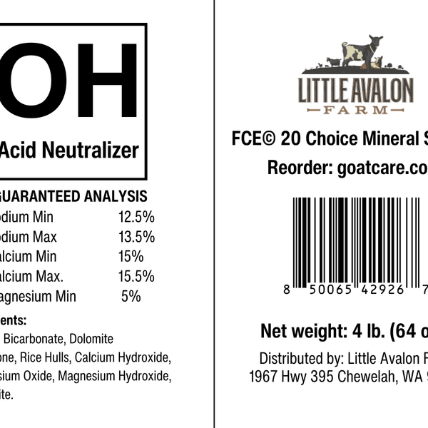 Acid Neutralizer (OH) for the Mineral Buffet - BaB