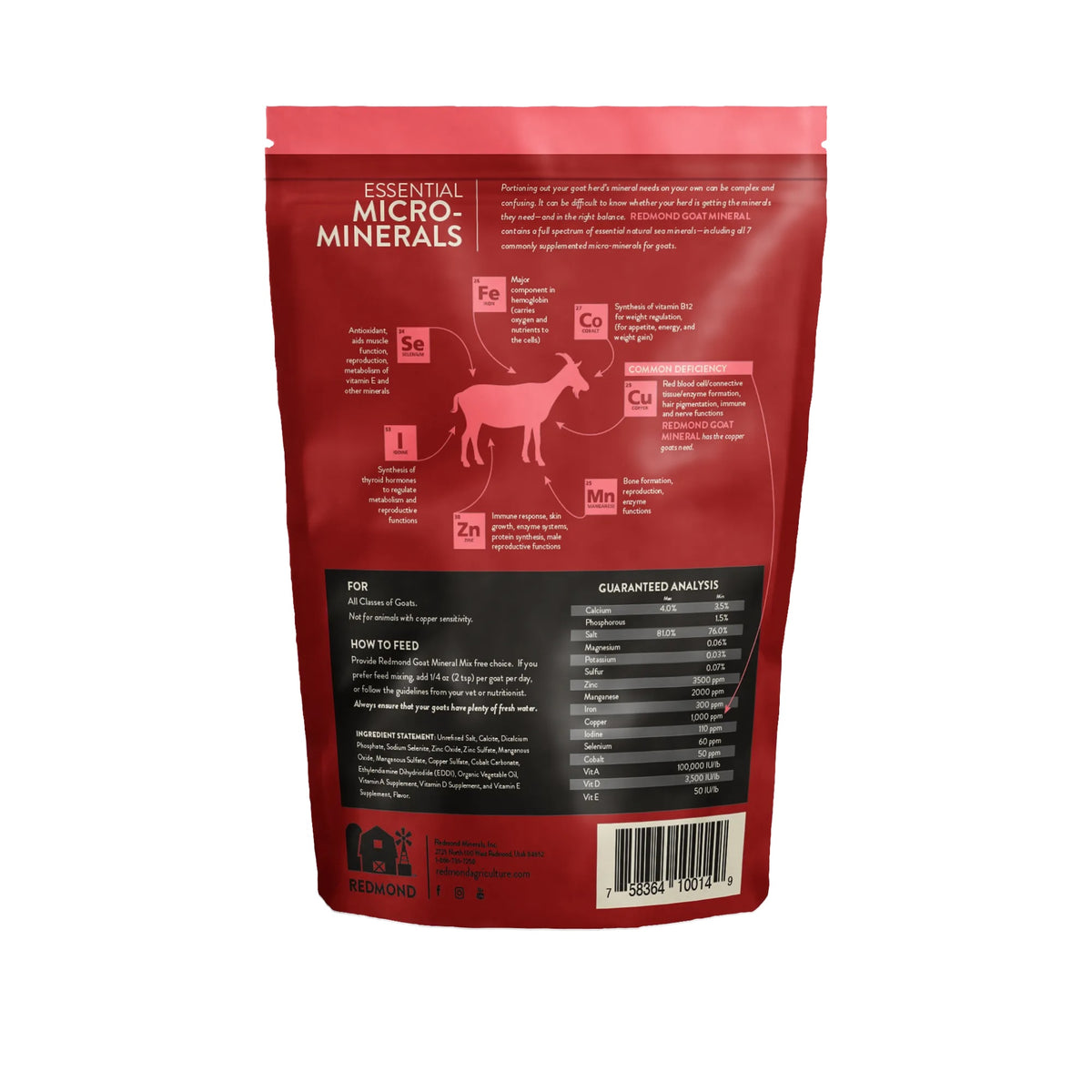 Redmond Premium Goat Mineral 5 Pounds