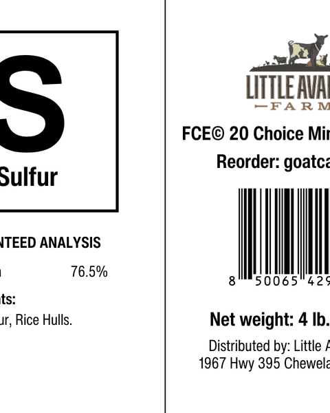 Sulfur for the Mineral Buffet - BaB