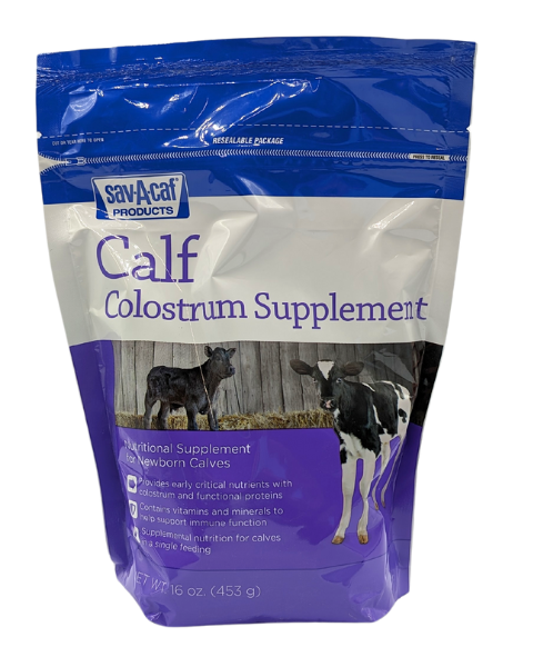 Sav-A-Caf Calf Colostrum Supplement 16 Ounce Bag