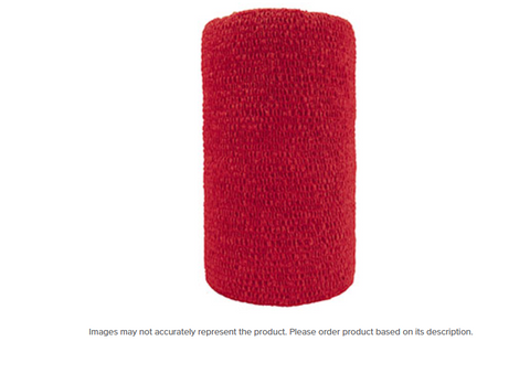 Red Coflex-Vet Cohesive Bandage