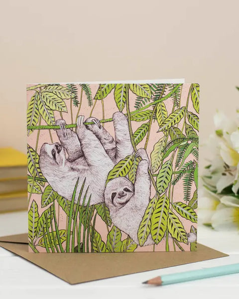 Sloths Greeting Card