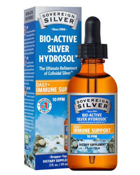 Bio-Active Silver Hydrosol – Dropper-Top 2 oz