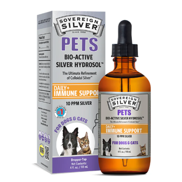 PETS Bio-Active Silver Hydrosol Dropper Top 4 oz