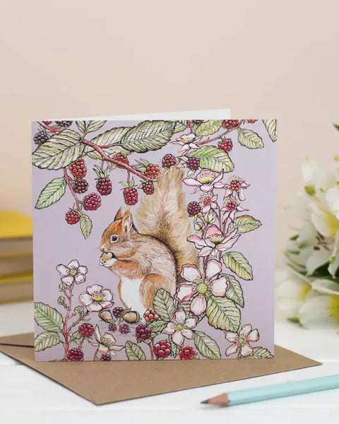 Squirrel Greeting Card