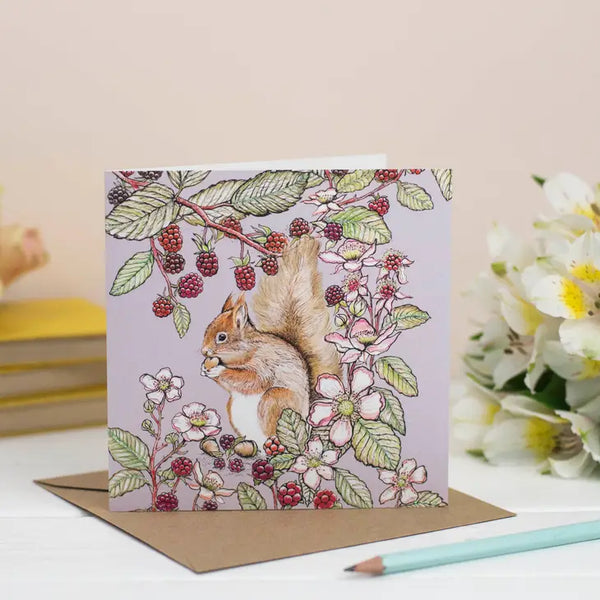 Squirrel Greeting Card