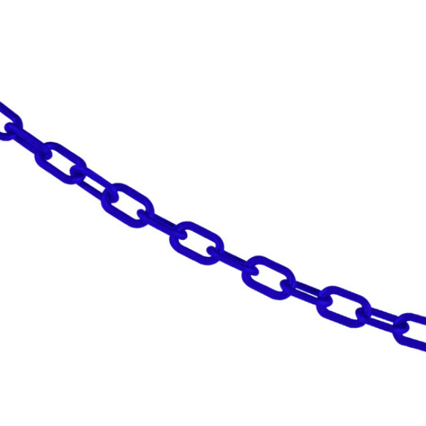 Traffic Blue Chain Collar