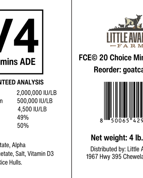 Vitamins ADE (V4) for the Mineral Buffet - BaB