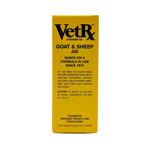 VetRx Respiratory and Ear Support Formula for Goats and Sheep