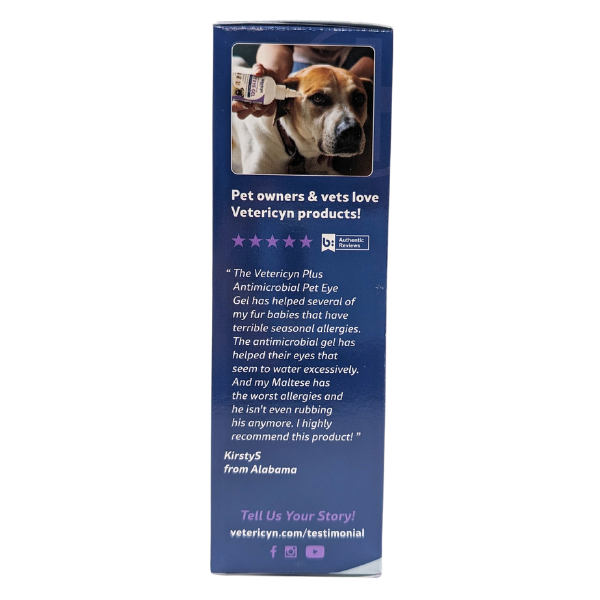 Vetericyn Plus Antimicrobial Eye Gel 3 Ounce Bottle