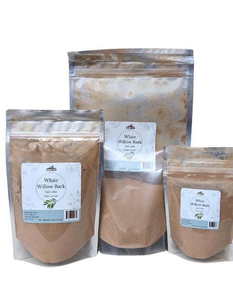 Little Avalon Farm White Willow Bark Powder (Wild Crafted) with Bonus Digital Content!