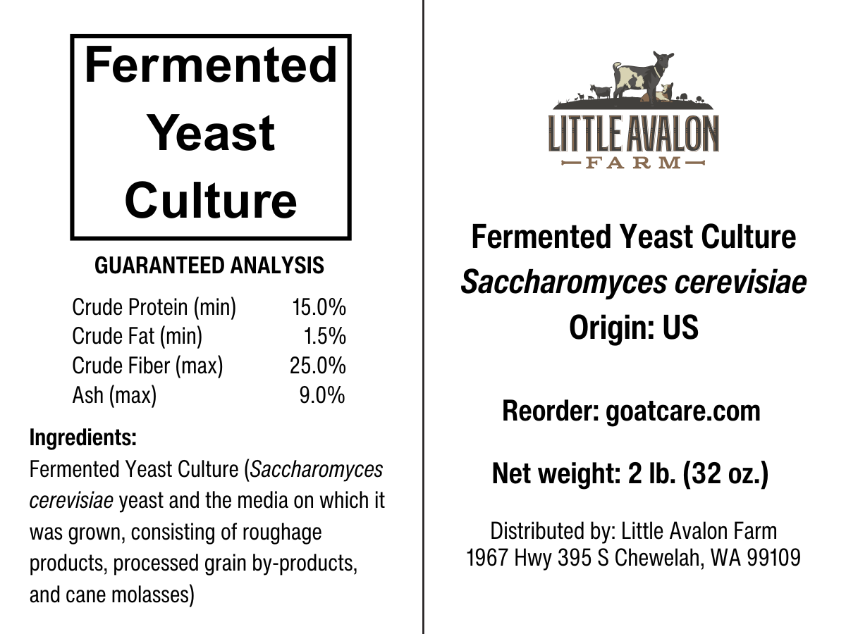 Fermented Yeast Culture for Goats