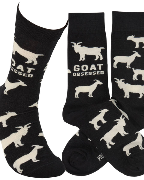 Goat Obsessed Socks