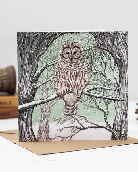 Barred Owl Greeting Card