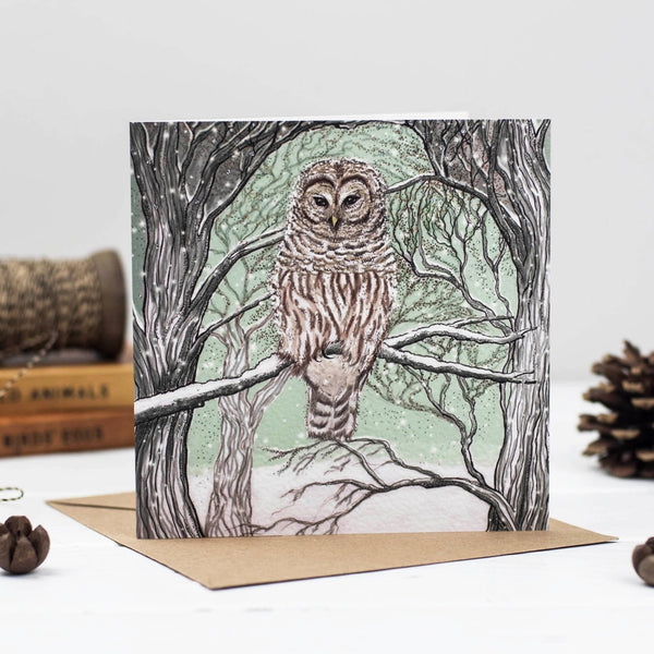 Barred Owl Greeting Card