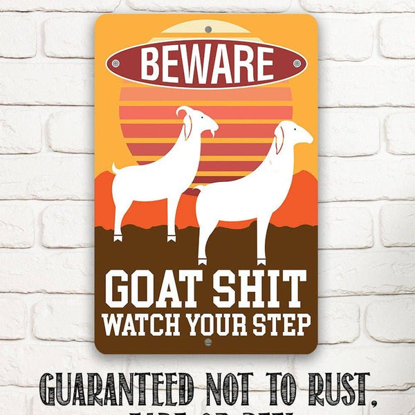 Goat Shit - Metal Sign