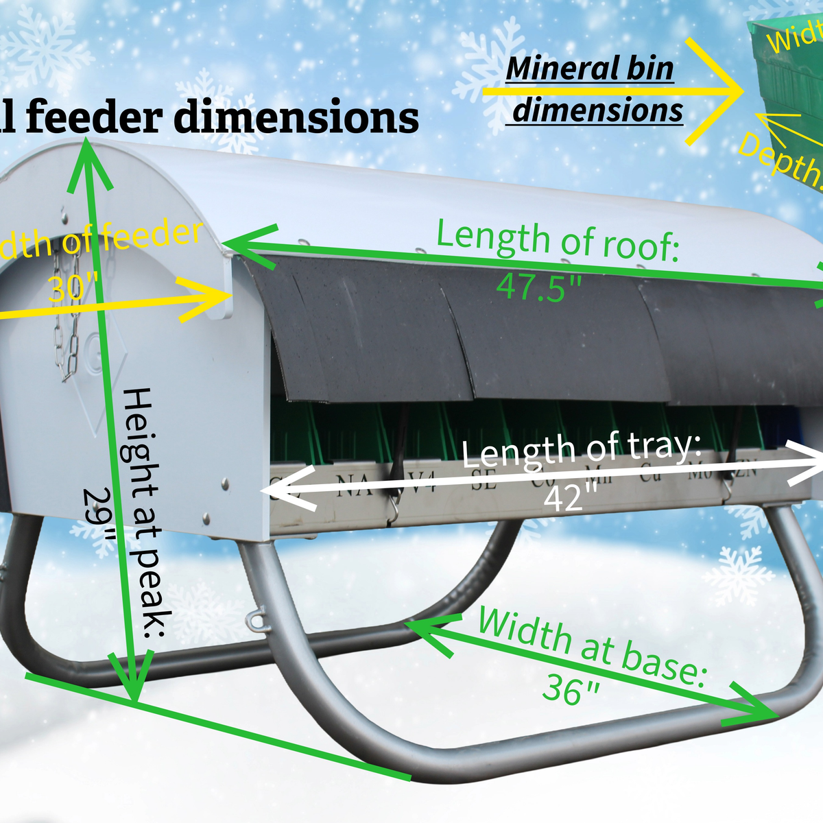 Billy Goat Mineral Buffet Feeder