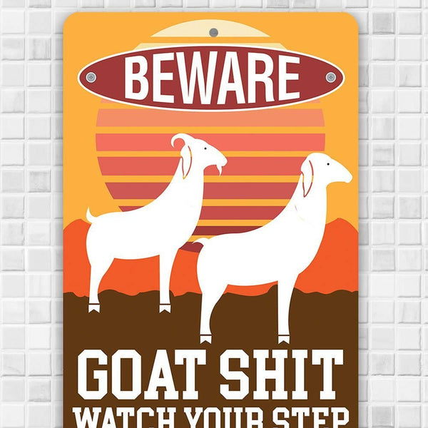 Goat Shit - Metal Sign