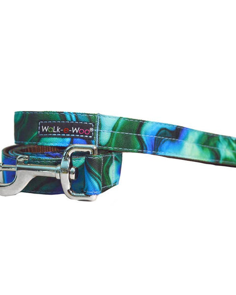 Walk-e-woo Dog Collar: Ombre Turquoise