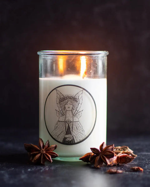 Soy Candle with Cotton Wick - Green Fairy