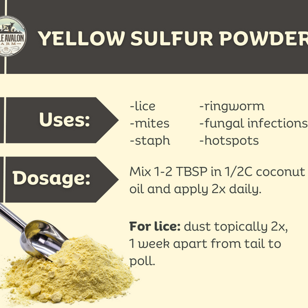 Elemental Yellow Sulfur Powder 99% Purity 4 oz.