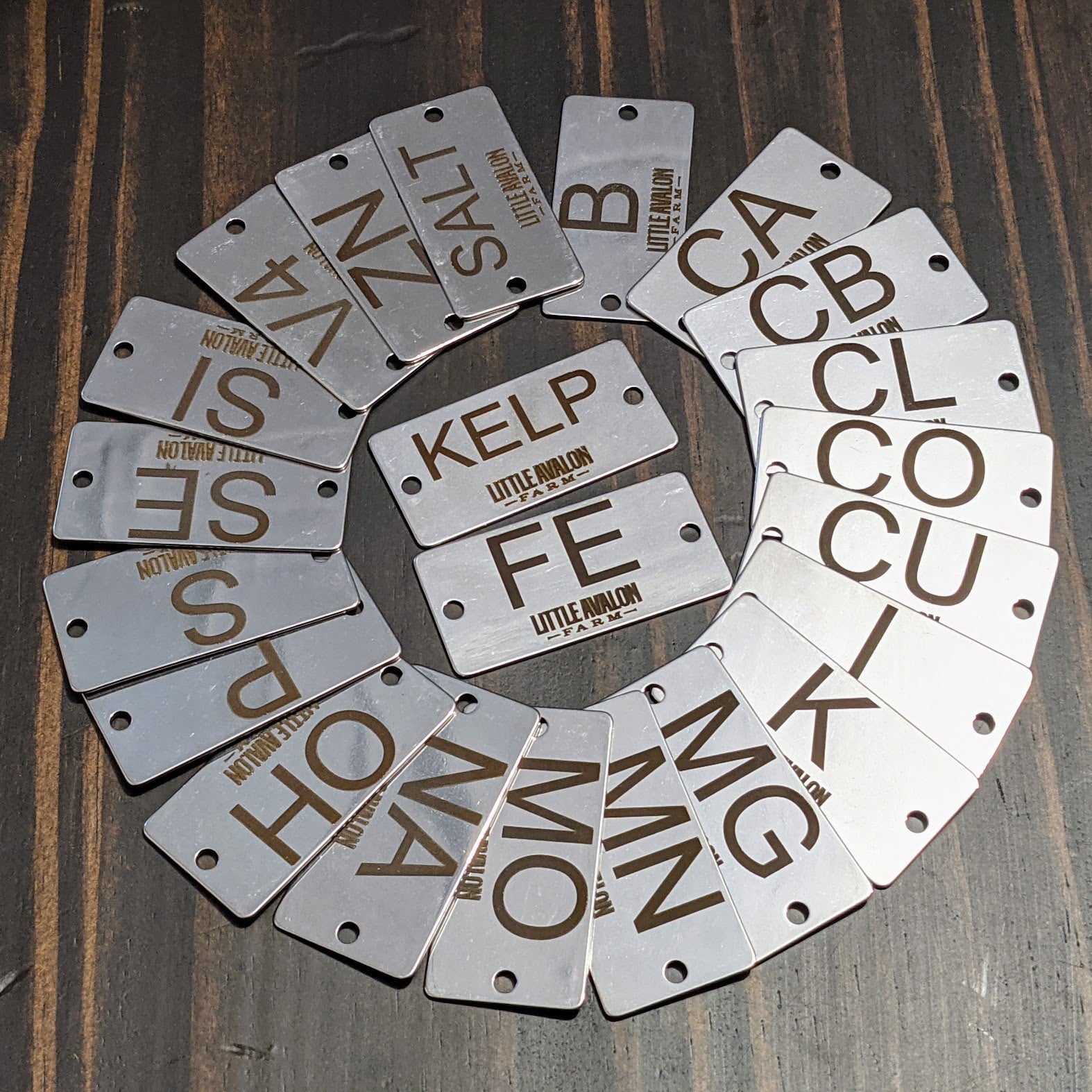 Stainless Steel Mineral Identification Tags – Mineral Buffet by Little ...