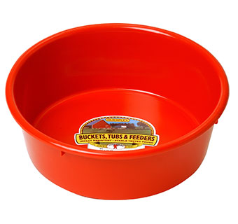 Plastic Utility Pan - 5 Quart - Red